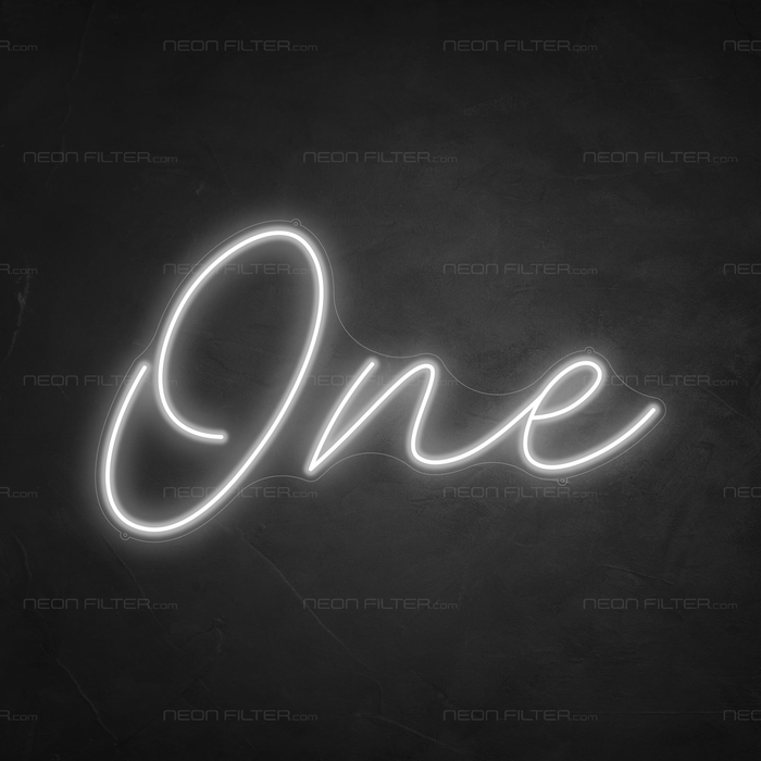Stock One Neon Sign | Pink, Blue & White | 60 cm & 90 cm