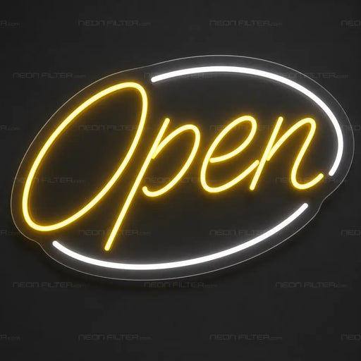 Open Restaurant Neon Sign for FoodandDrinks Decor - Neon Filter