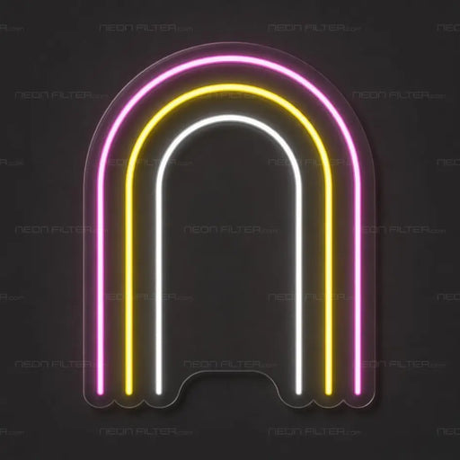 Pastel Rainbow Neon Sign - AI Enabled