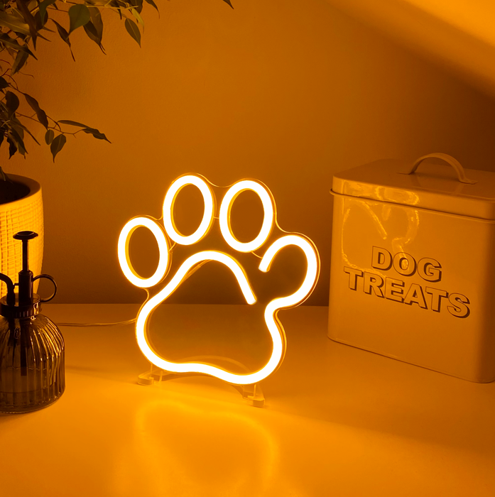 Mini Paw Neon Sign