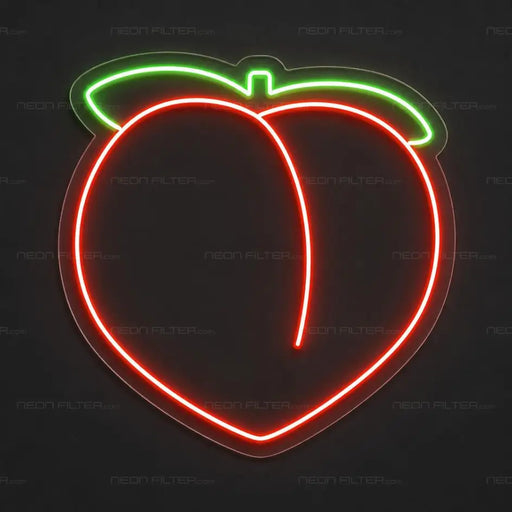 Peach Neon Sign