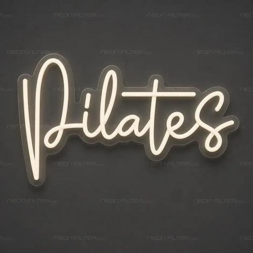 Pilates Neon Sign for Gym Decor - Neon Filter