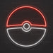 Pokeball Neon Sign - AI Enabled