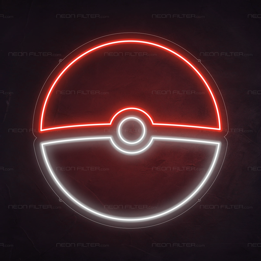 Pokeball Neon Sign