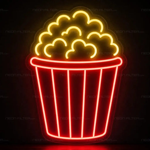 Pop Corn neon Sign for FoodandDrinks Decor - Neon Filter