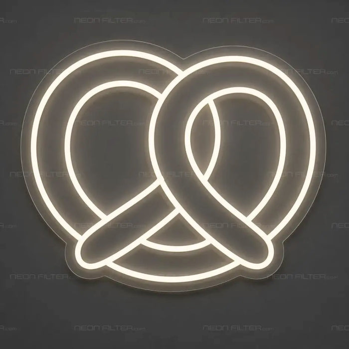Pretzel Neon Sign for FoodandDrinks Decor - Neon Filter