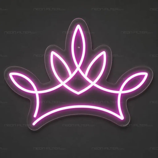 Princess Crown Neon Sign for Baby Shower Decor - Neon Filter