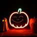 Smiling Pumpkin mini halloween neon sign 