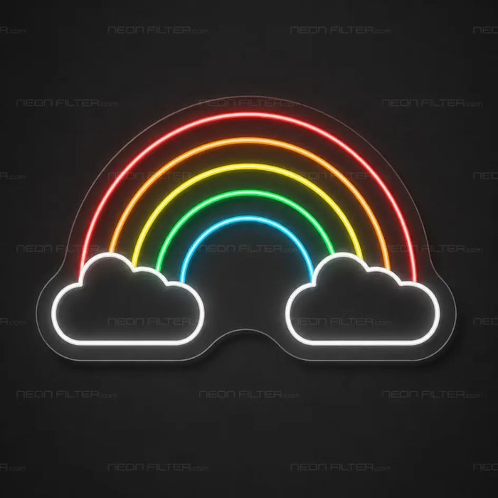 Rainbow Neon Sign - AI Enabled
