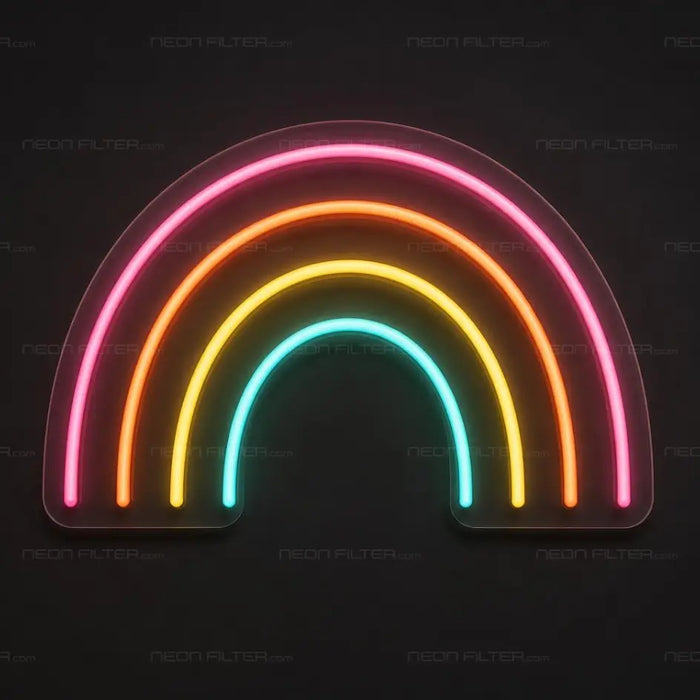 Rainbow Kids Neon Sign for Kids Decor - Neon Filter