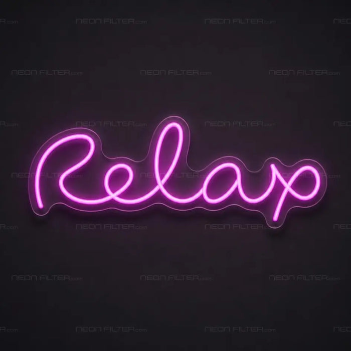 Relax Neon Sign