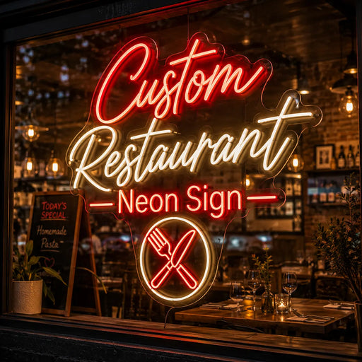 Custom Restaurant Neon Sign for Customiser Decor - Neon Filter