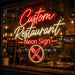 Custom Restaurant Neon Sign for Customiser Decor - Neon Filter