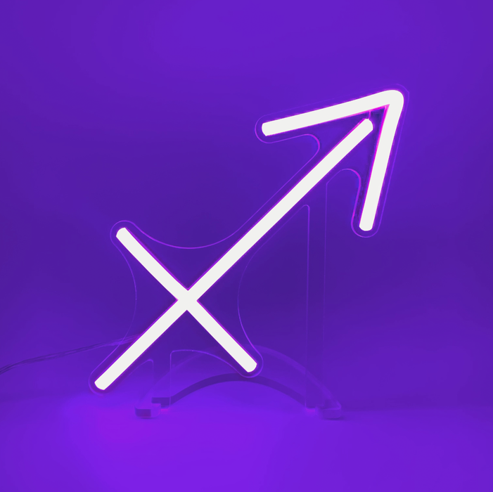 Mini Sagittarius Neon Sign