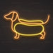 Sausage Dog Neon Sign