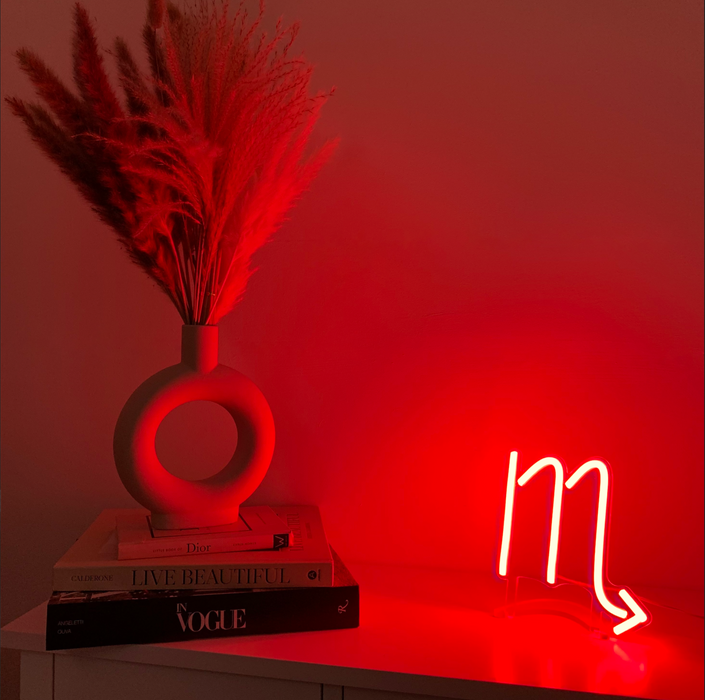 Mini Scorpio Neon Sign