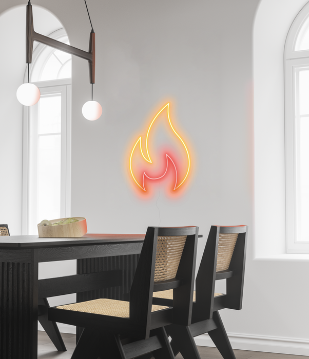 Flame Neon Sign