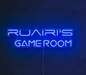 Ruairi's Game Room neon sign