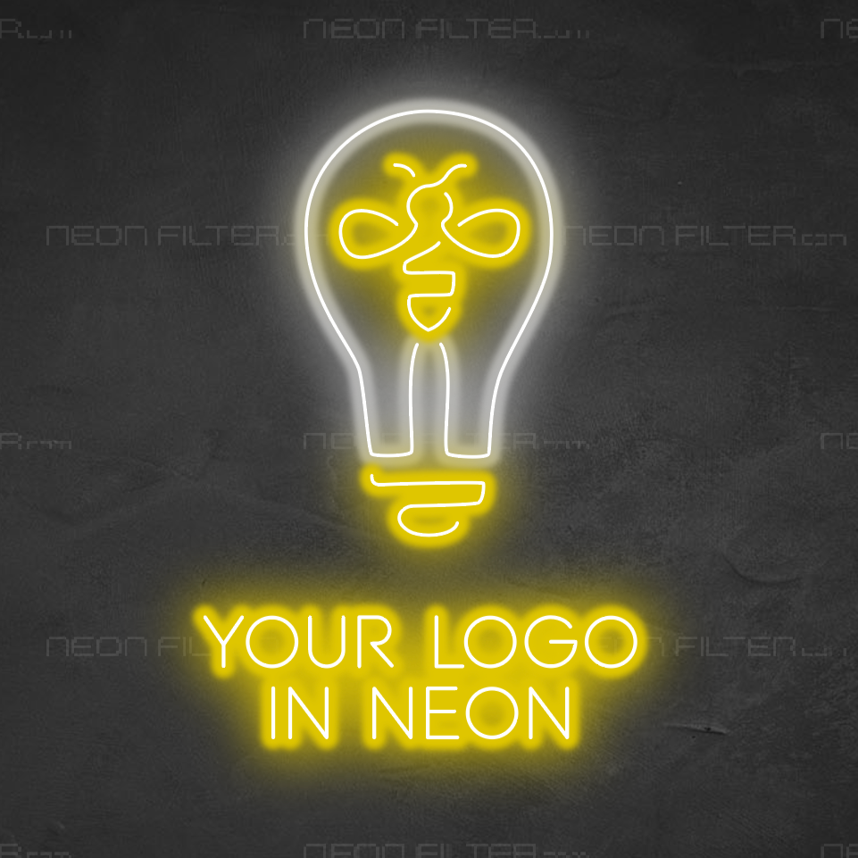Custom Neon Logo - LED Neon Sign - 12 Vibrant Colours (Bee Example ...