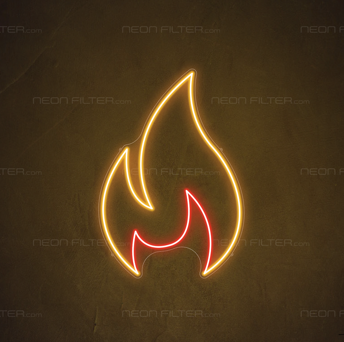 Flame Neon Sign