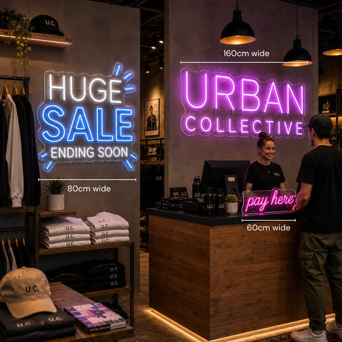 Custom Retail Shop Neon Sign