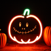 Happy pumpkin mini halloween neon sign 