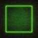 Square Neon Sign in Glow Up Green