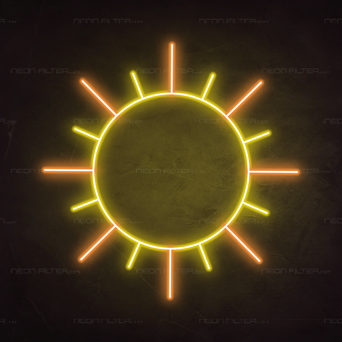 Sun Neon Sign