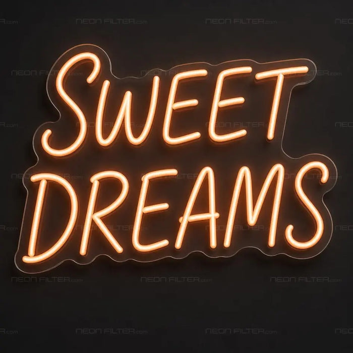 Sweet Dreams Kids Neon Sign for Kids Decor - Neon Filter