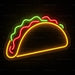 Taco Neon Sign for FoodandDrinks Decor - Neon Filter