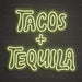 Tacos and Tequila Neon Sign for Restaurant Decor - Neon Filter