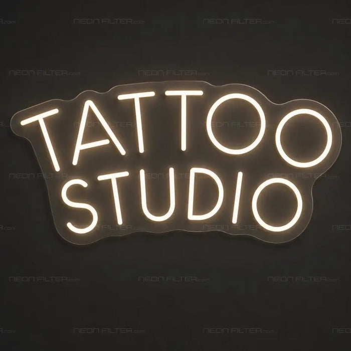 Tattoo Studio Neon Sign for TattooStudio Decor - Neon Filter