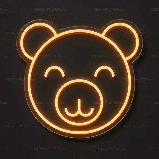 Teddy Bear Kids Neon Sign for Kids Decor - Neon Filter
