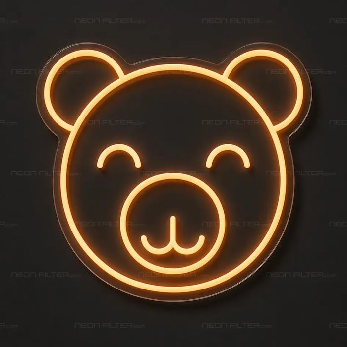Teddy Bear Kids Neon Sign for Kids Decor - Neon Filter