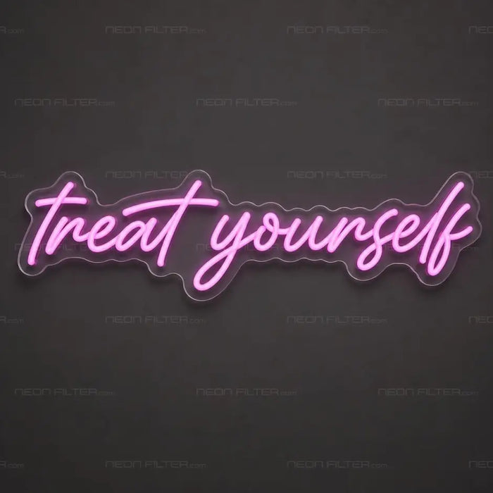 Treat Yourself Neon Sign for Kitchen Decor - Neon Filter