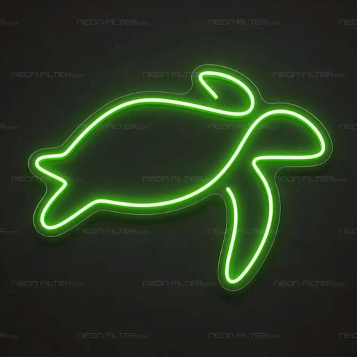 Turtle Neon Sign - AI Enabled