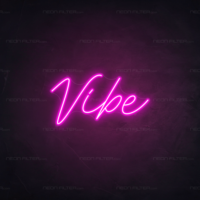 Vibe Neon Sign Neon Sign in Love Potion Pink