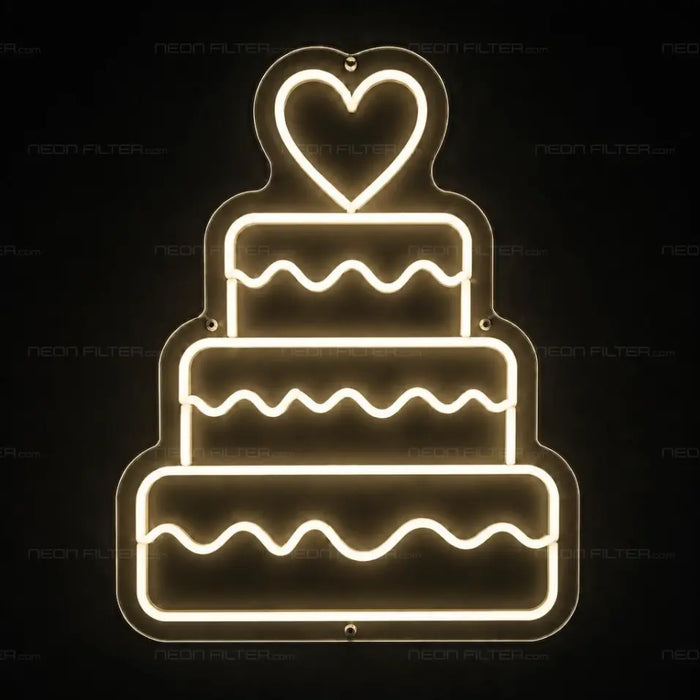 WeddingCakeNeonSign-AIEnabled