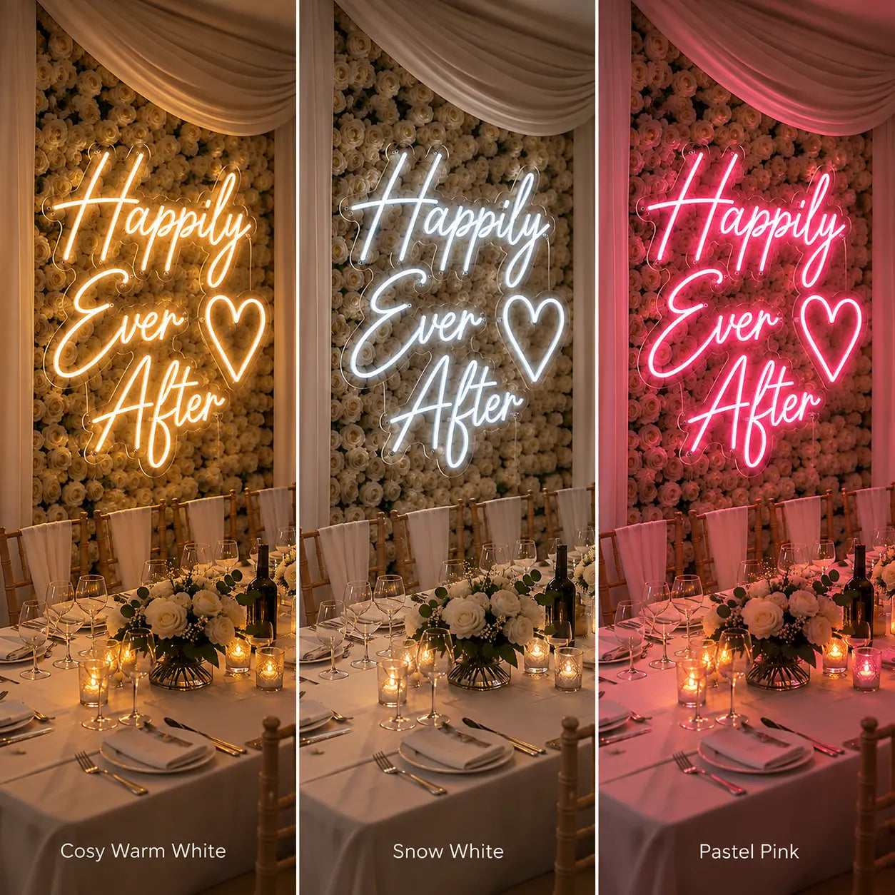 J & E Diagonal Initials Neon Sign