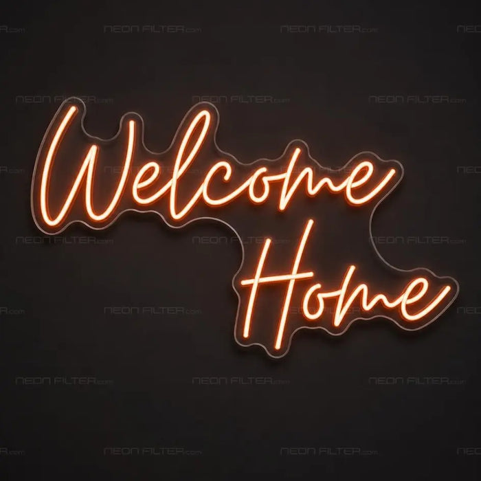 Welcome Home Neon Sign