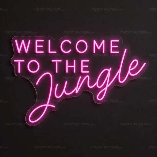 Welcome To The Jungle Neon Sign
