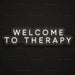 Welcome To Therapy Neon Sign