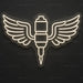 Winged Tattoo Machine Neon Sign for TattooStudio Decor - Neon Filter