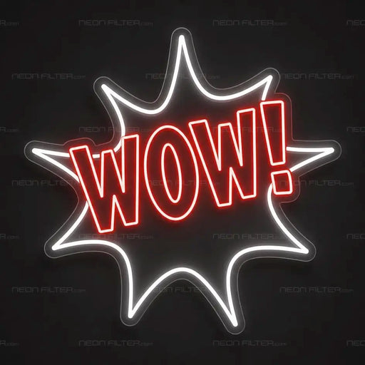 Wow! Neon Sign - AI Enabled