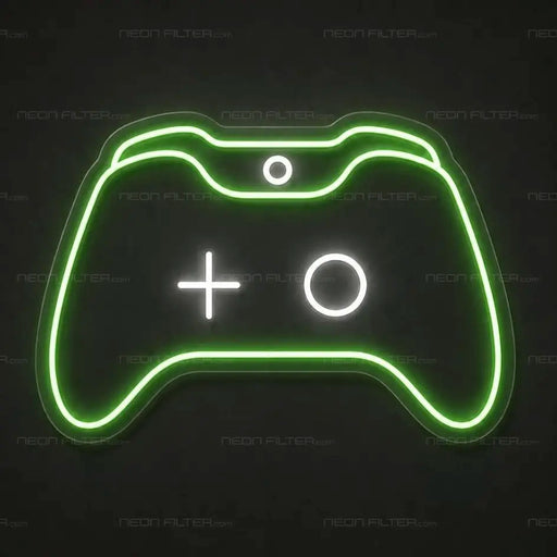 Xbox Controller Neon Sign - AI Enabled