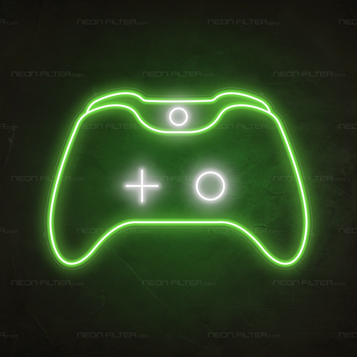 Xbox Controller Neon Sign