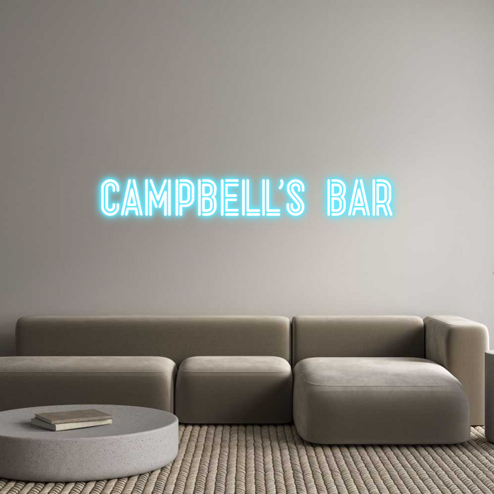 Custom Neon: Campbell's Bar