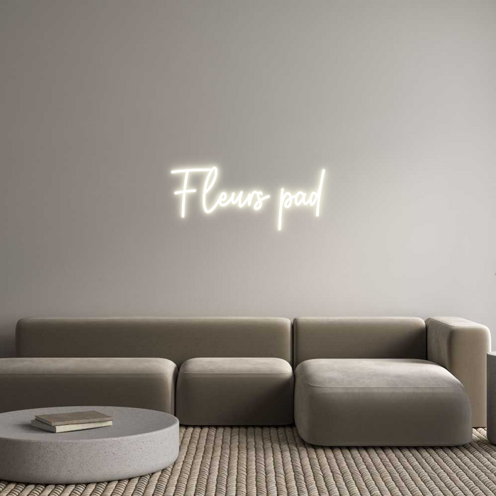 Custom Neon: Fleurs pad