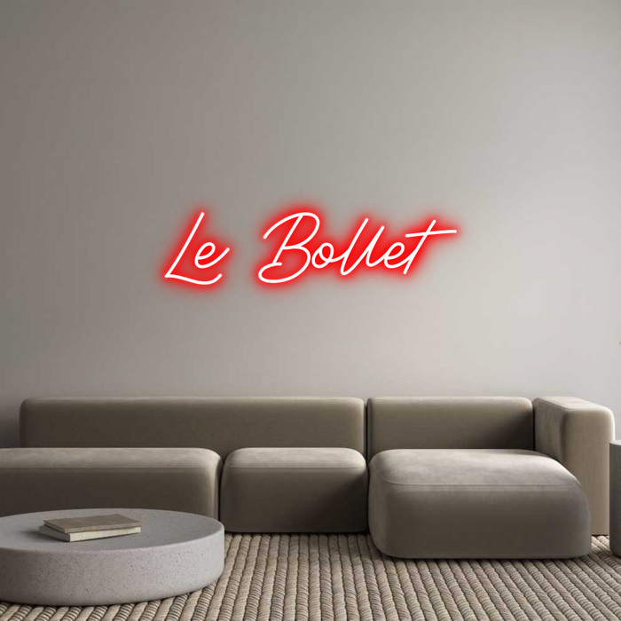 Custom Neon: Le Bollet