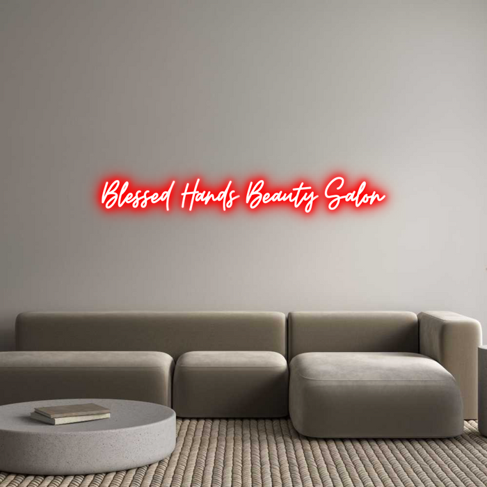 Custom Neon: Blessed Hands...